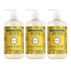MRS. MEYER'S CLEAN DAY Liquid Hand Soap, Dandelion, 12.5 fl oz, 3 Pack | Moisturizing Liquid Hand Soap, Softens and Cleans Hands, Cruelty Free, Made with Essential Oils, Olive Oil, and Aloe Vera