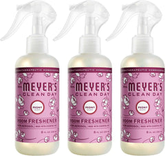 MRS. MEYER'S CLEAN DAY Room Spray, Peony Scent, 8 Fl Oz Bottle - 3 Pack