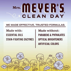 MRS. MEYER'S CLEAN DAY Ultra Concentrated Laundry Detergent, Compassion Flower Scent, 24.3 fl oz,(Pack of 2)