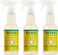 MRS. MEYER'S CLEAN DAY Multi-Surface Everyday Cleaner, Honeysuckle Scent, 16 Fl Oz Bottle - 3 Pack | Removes Dirt and Freshens Surfaces, Everyday Use, All-Purpose Cleaner, Cruelty Free, Made with Essential Oils